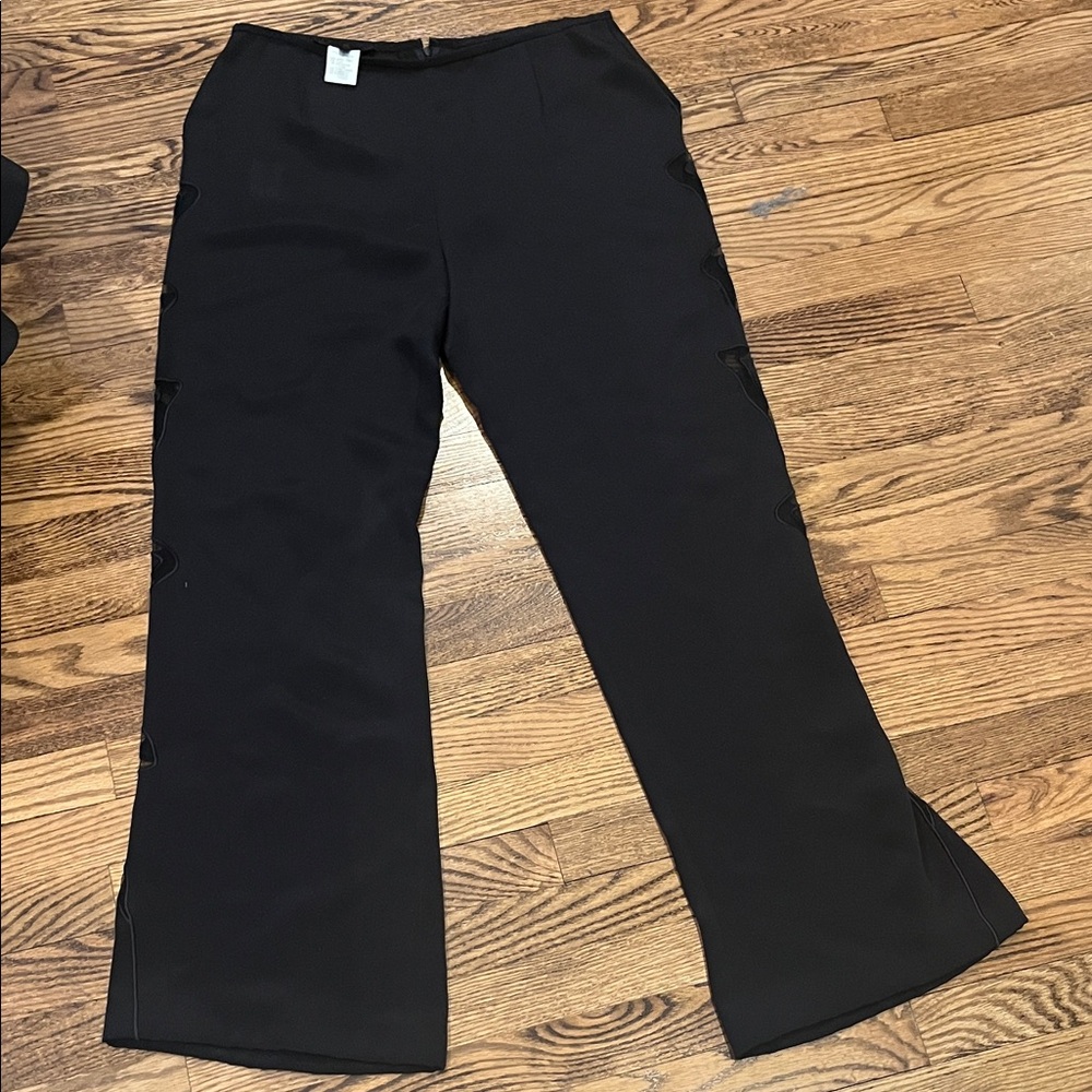 Black Wide-Leg Pants